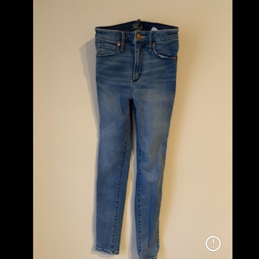 Abercrombie and Fitch skinny jeans.